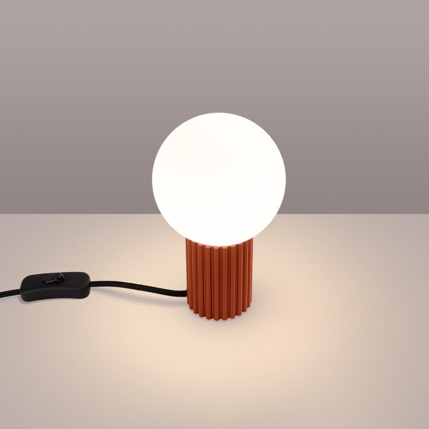 Tischleuchte HALO roter Ocker Sollux Lighting