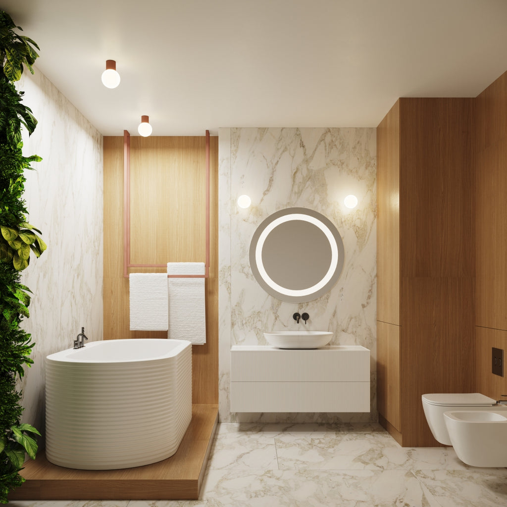 Wandleuchte HALO mokka IP44 Sollux Lighting