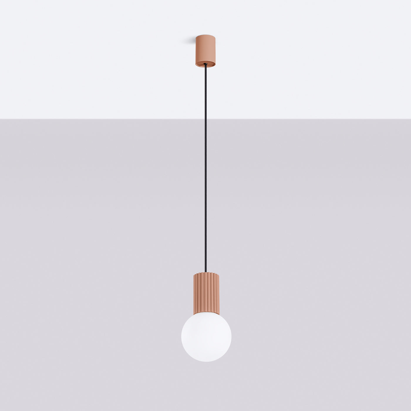 Pendelleuchte HALO 1 mokka Sollux Lighting