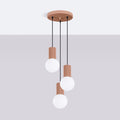 Pendelleuchte HALO 3P mokka Sollux Lighting