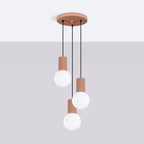Pendelleuchte HALO 3P mokka Sollux Lighting