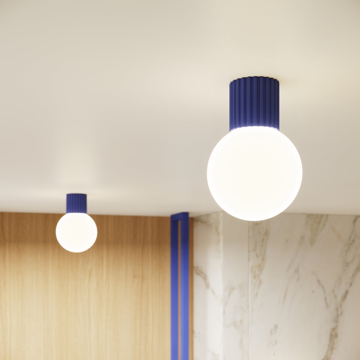 Wandleuchte HALO ultramarin IP44 Sollux Lighting