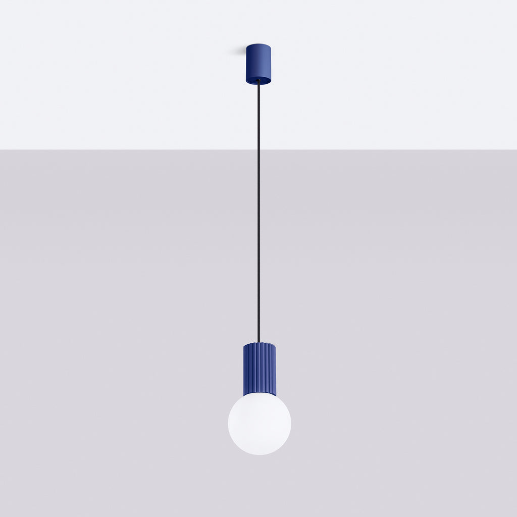 Pendelleuchte HALO 1 ultramarin Sollux Lighting