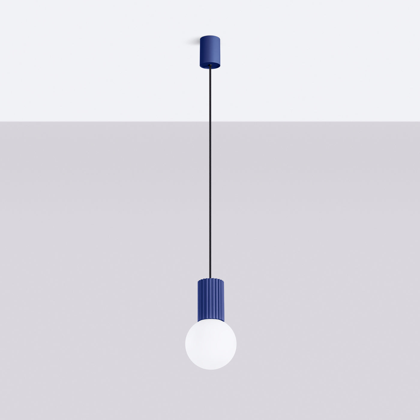 Pendelleuchte HALO 1 ultramarin Sollux Lighting
