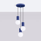Pendelleuchte HALO 3P ultramarin Sollux Lighting
