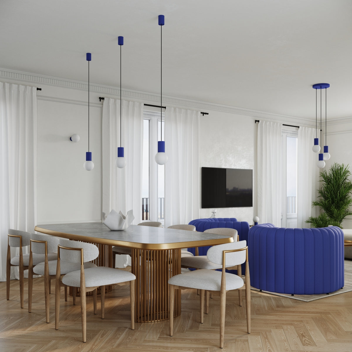 Tischleuchte HALO ultramarin Sollux Lighting