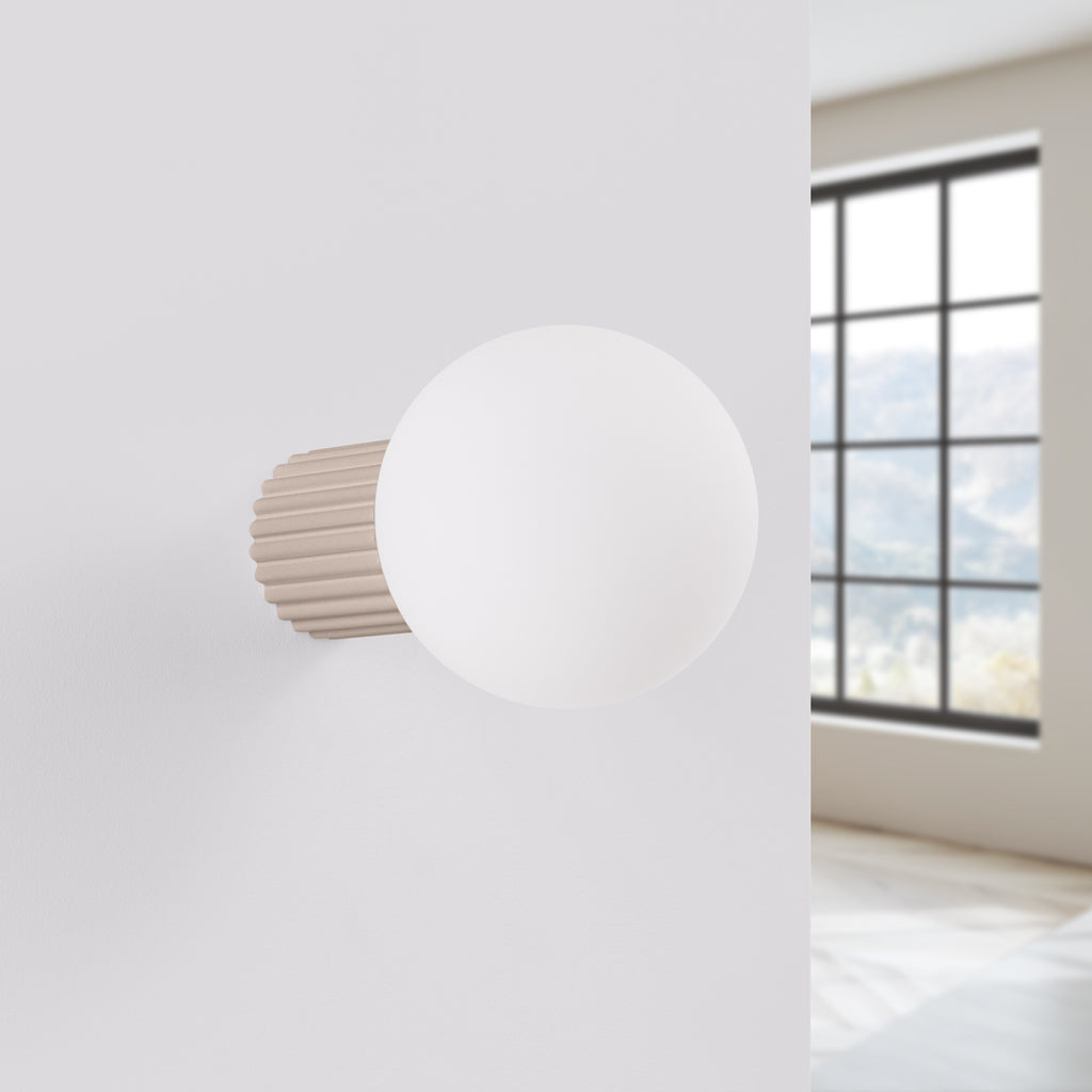 Wandleuchte HALO taupe IP44 Sollux Lighting