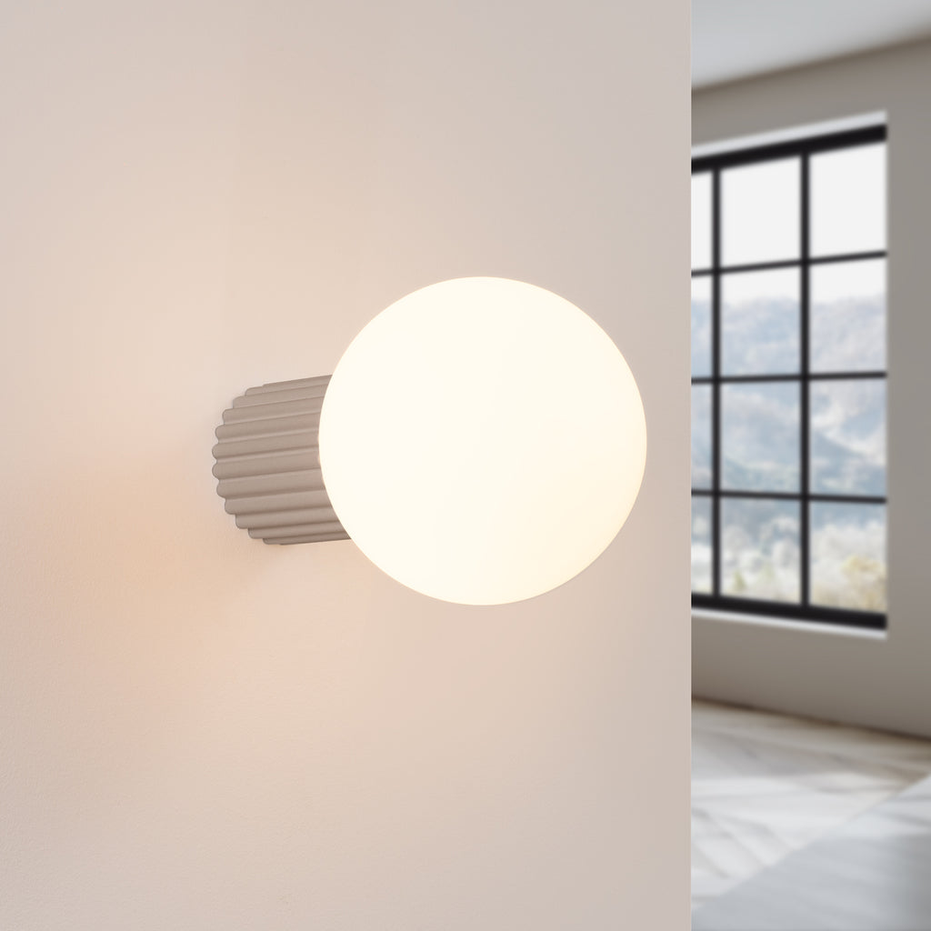 Wandleuchte HALO taupe IP44 Sollux Lighting