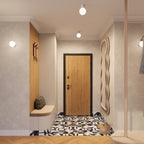 Bad-Deckenleuchte HALO taupe IP44 Sollux Lighting
