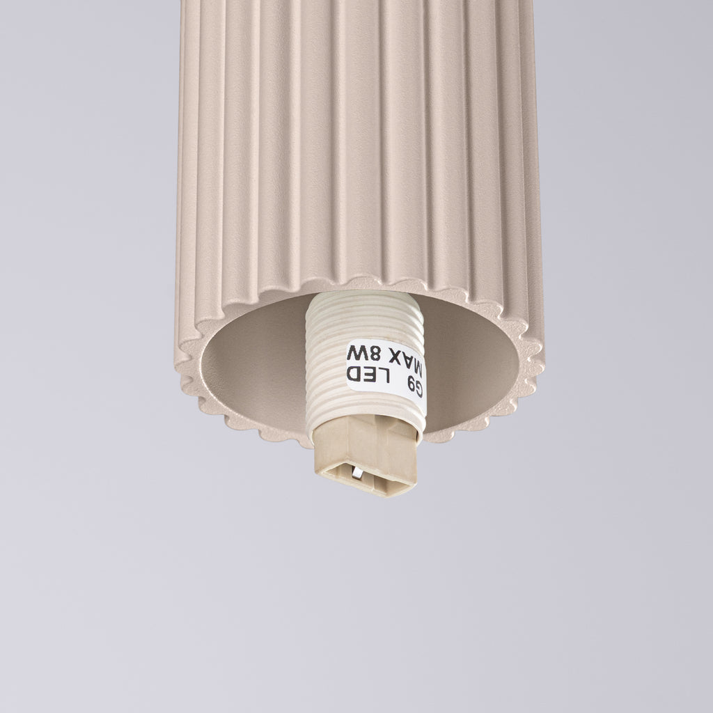 Bad-Deckenleuchte HALO taupe IP44 Sollux Lighting