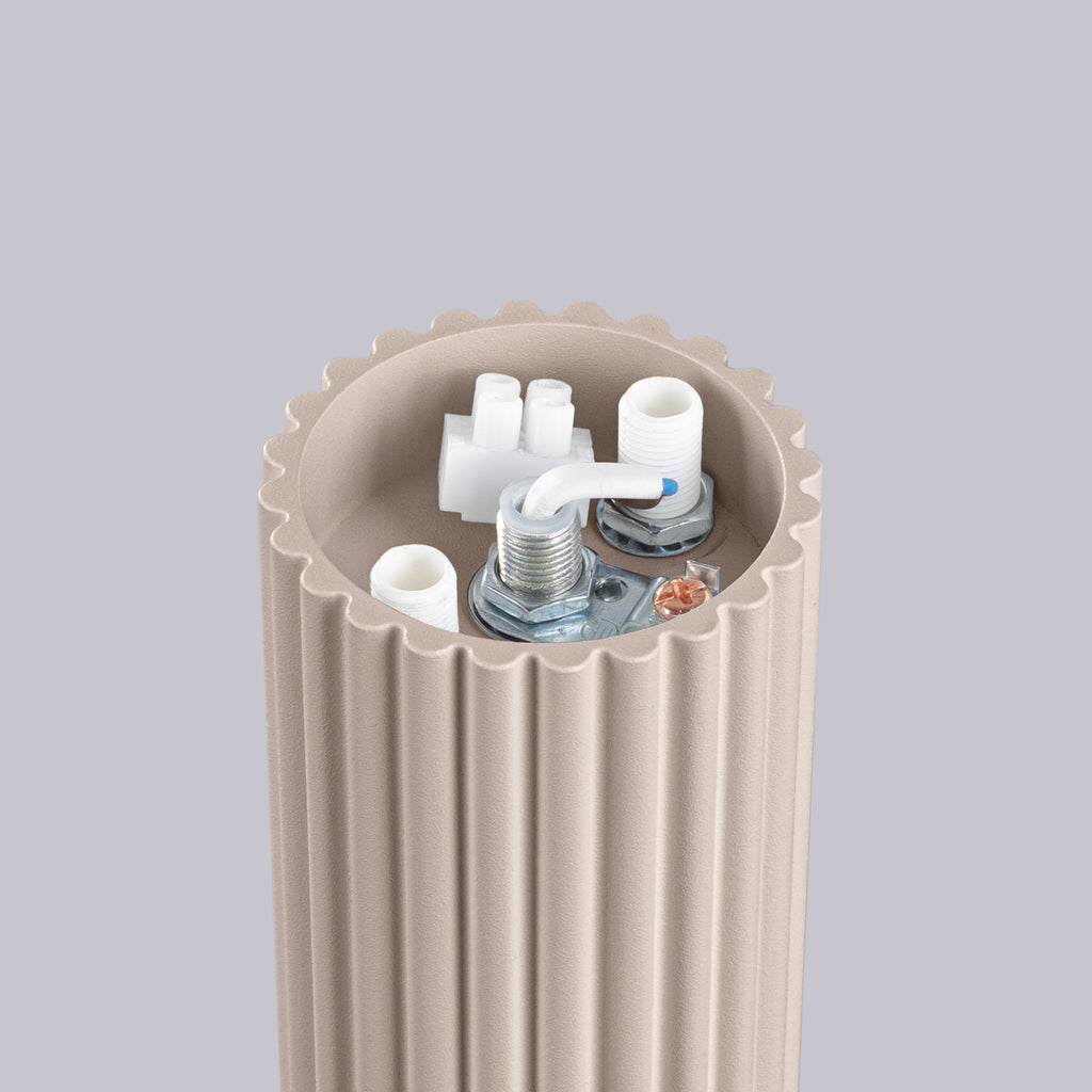 Bad-Deckenleuchte HALO taupe IP44 Sollux Lighting