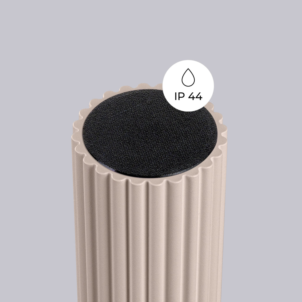 Bad-Deckenleuchte HALO taupe IP44 Sollux Lighting