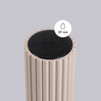 Bad-Deckenleuchte HALO taupe IP44 Sollux Lighting