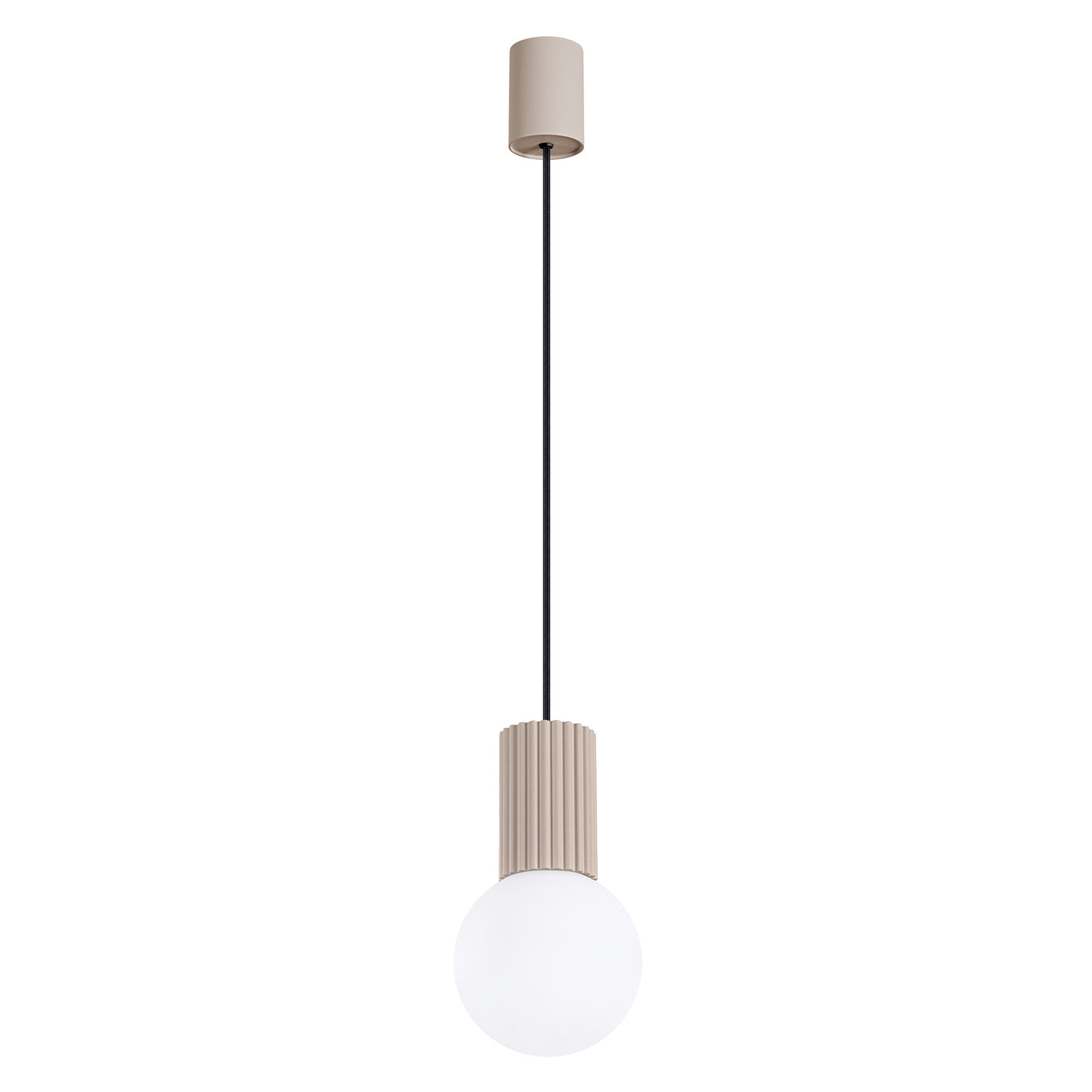 Pendelleuchte HALO 1 taupe Sollux Lighting