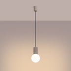 Pendelleuchte HALO 1 taupe Sollux Lighting