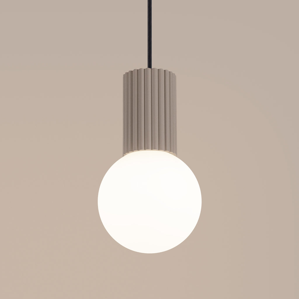 Pendelleuchte HALO 1 taupe Sollux Lighting