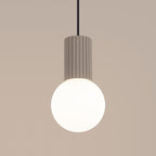 Pendelleuchte HALO 1 taupe Sollux Lighting