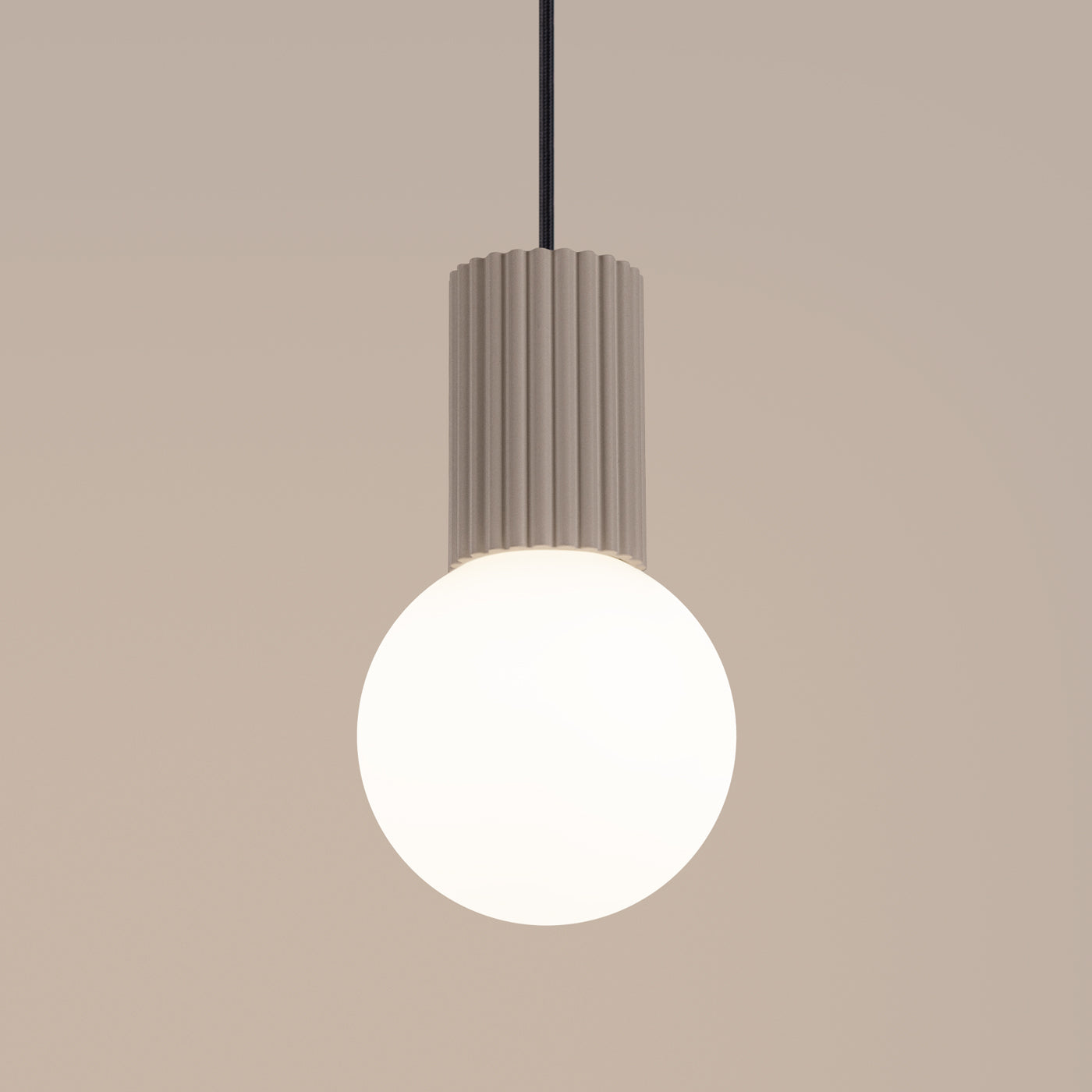 Pendelleuchte HALO 1 taupe Sollux Lighting