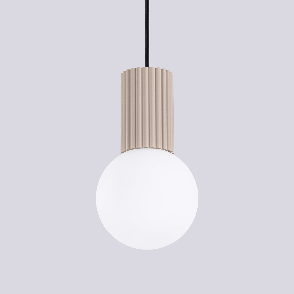 Pendelleuchte HALO 1 taupe Sollux Lighting