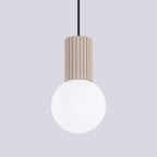 Pendelleuchte HALO 1 taupe Sollux Lighting