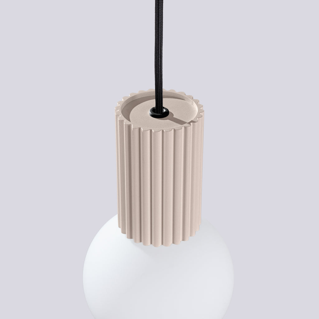 Pendelleuchte HALO 1 taupe Sollux Lighting