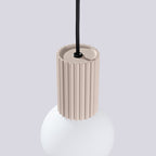 Pendelleuchte HALO 1 taupe Sollux Lighting