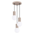 Pendelleuchte HALO 3P taupe Sollux Lighting