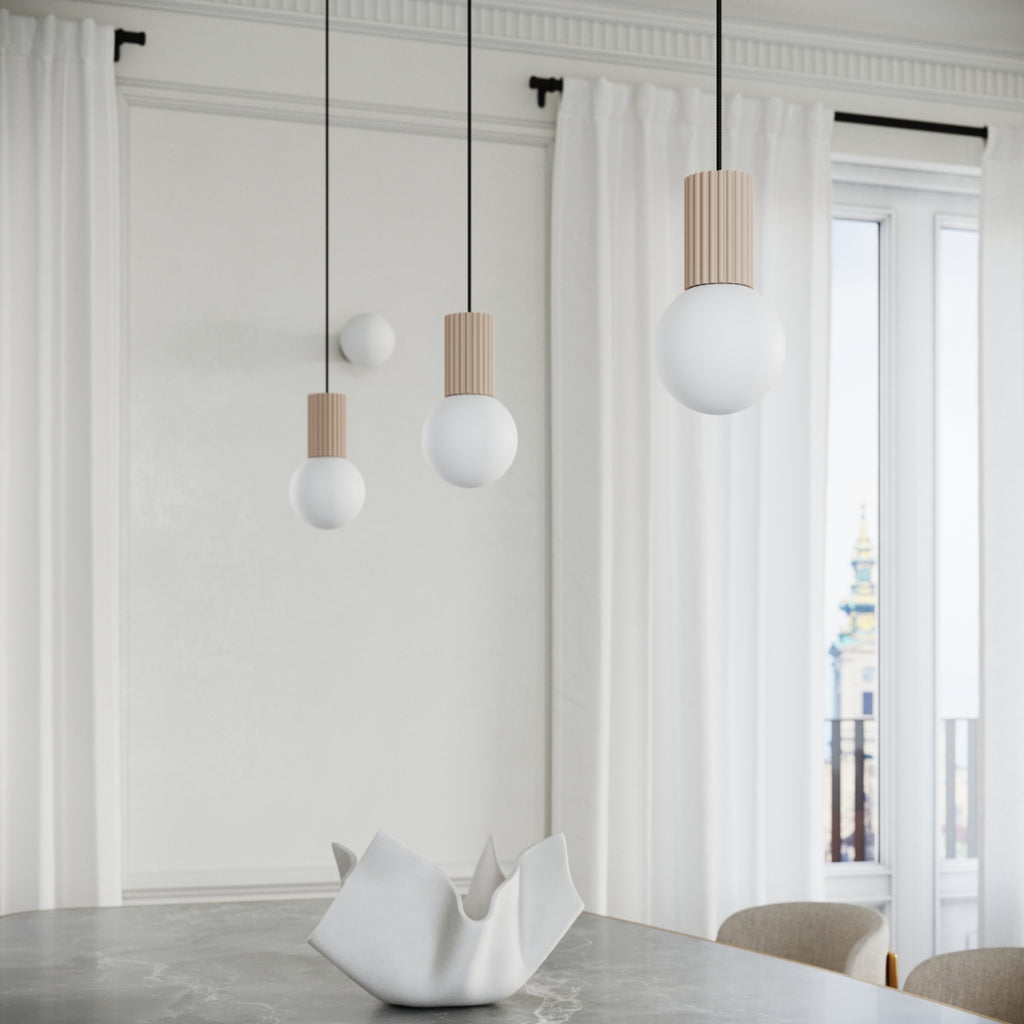Tischleuchte HALO taupe Sollux Lighting