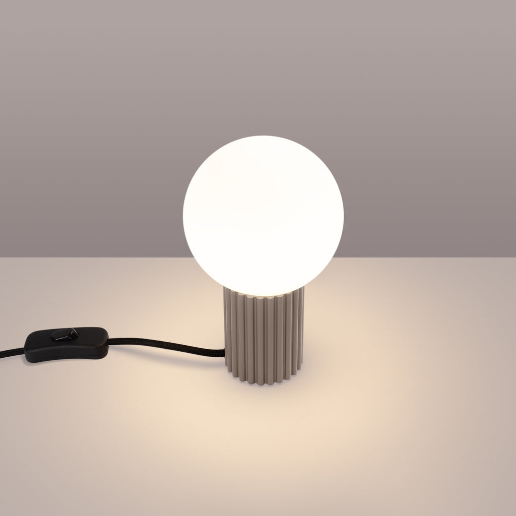Tischleuchte HALO taupe Sollux Lighting