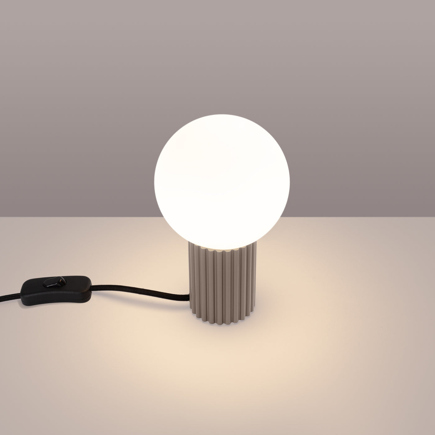 Tischleuchte HALO taupe Sollux Lighting