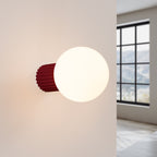 Wandleuchte HALO burgunderrot IP44 Sollux Lighting