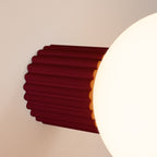 Wandleuchte HALO burgunderrot IP44 Sollux Lighting