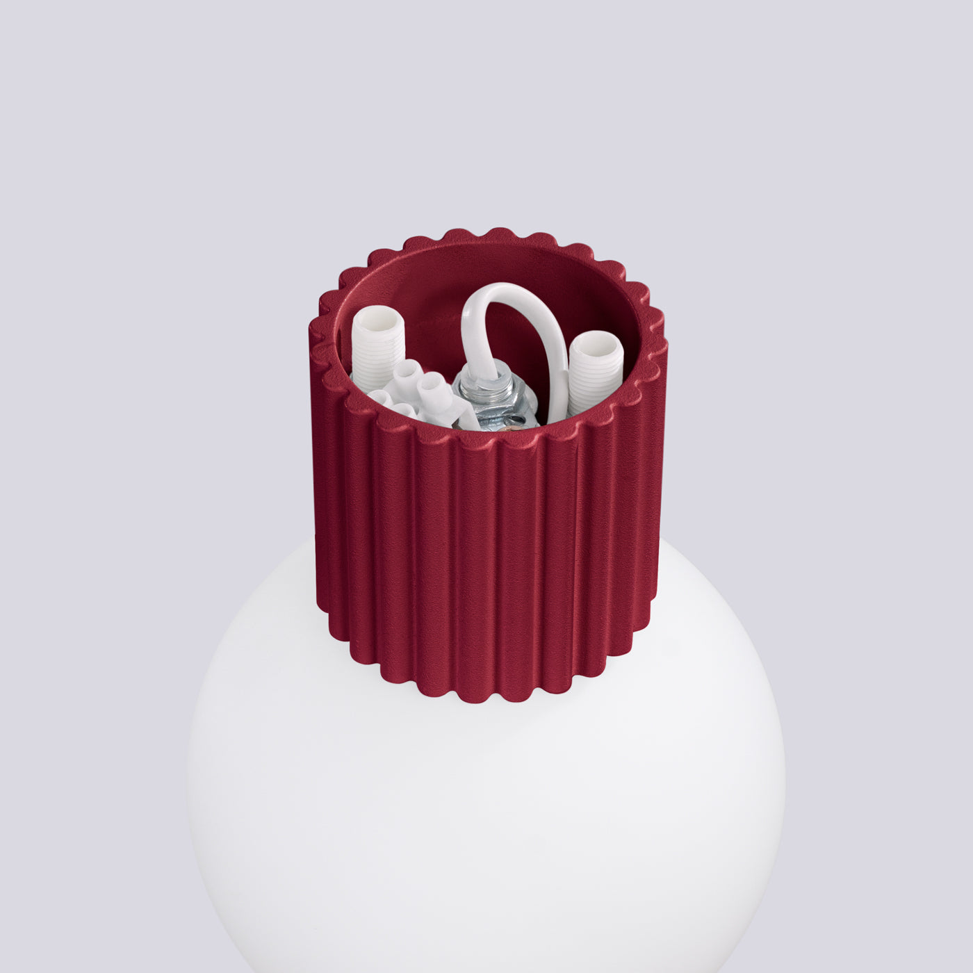 Wandleuchte HALO burgunderrot IP44 Sollux Lighting