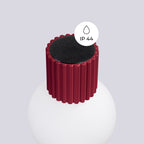 Wandleuchte HALO burgunderrot IP44 Sollux Lighting
