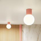 Bad-Deckenleuchte HALO apricot IP44 Sollux Lighting