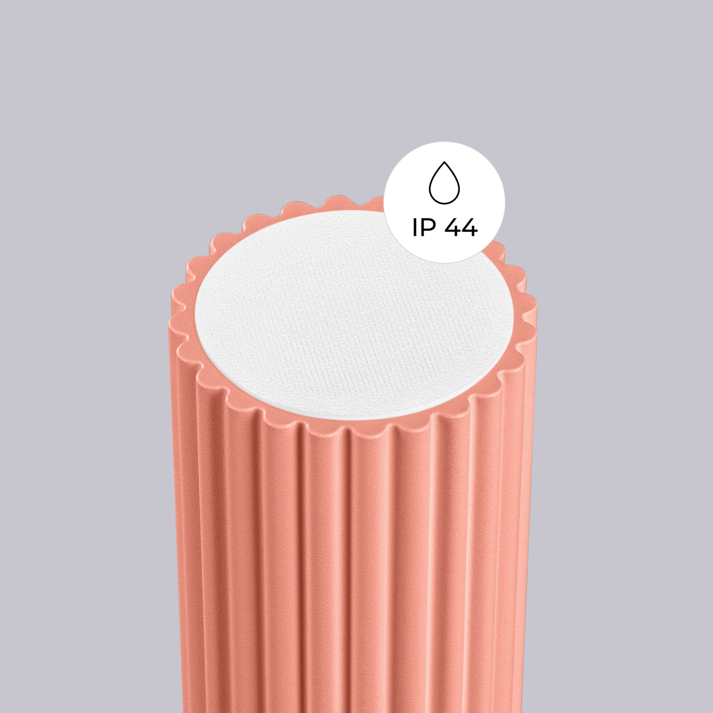 Bad-Deckenleuchte HALO apricot IP44 Sollux Lighting