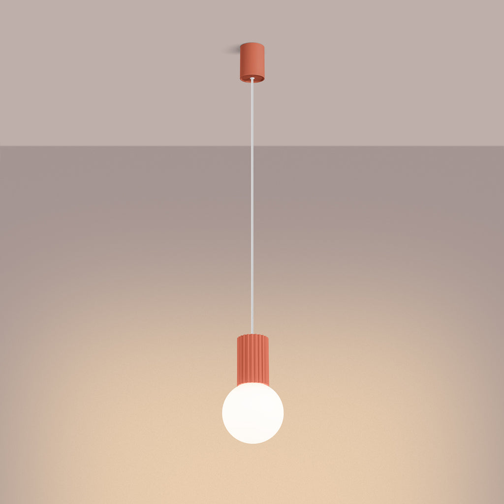 Pendelleuchte HALO 1 apricot Sollux Lighting