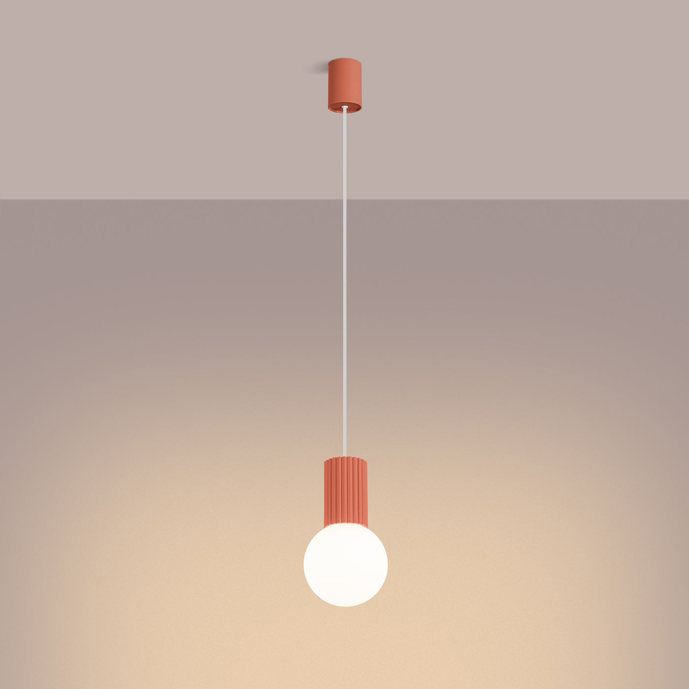 Pendelleuchte HALO 1 apricot Sollux Lighting