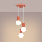 Pendelleuchte HALO 3P apricot Sollux Lighting
