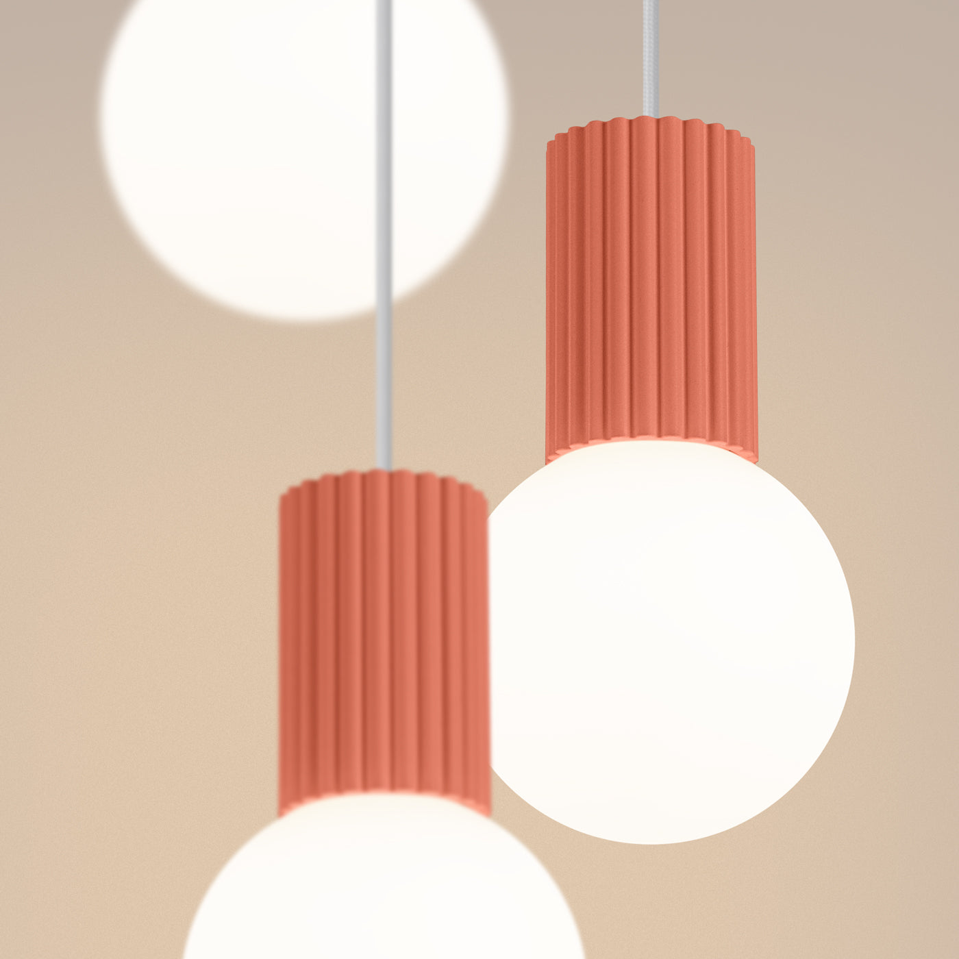 Pendelleuchte HALO 3P apricot Sollux Lighting