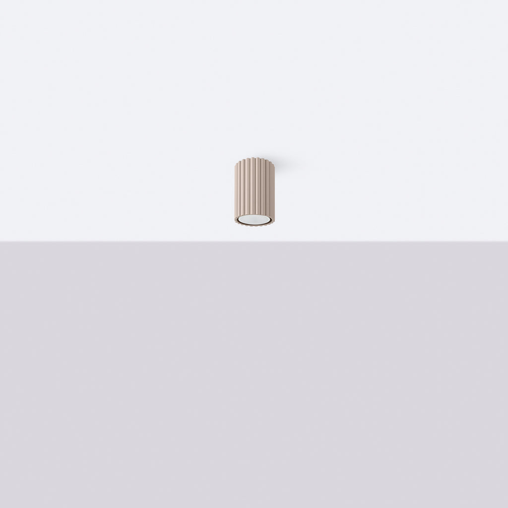 Deckenleuchte - Spot - Strahler KARBON 10 taupe Sollux Lighting
