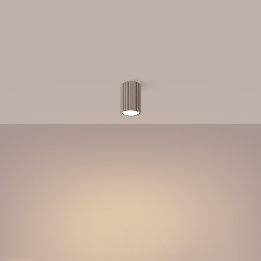 Deckenleuchte - Spot - Strahler KARBON 10 taupe Sollux Lighting