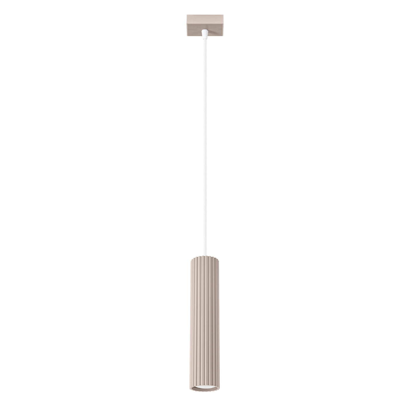 Pendelleuchte KARBON 1 taupe Sollux Lighting