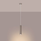 Pendelleuchte KARBON 1 taupe Sollux Lighting