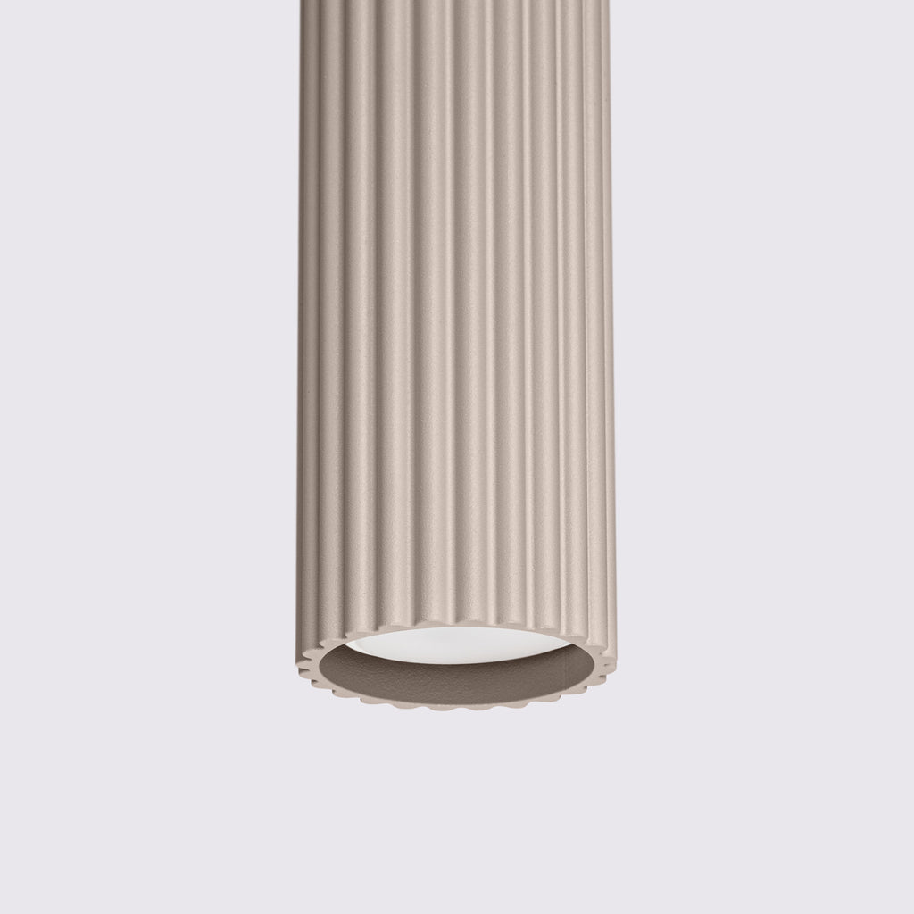 Pendelleuchte KARBON 1 taupe Sollux Lighting