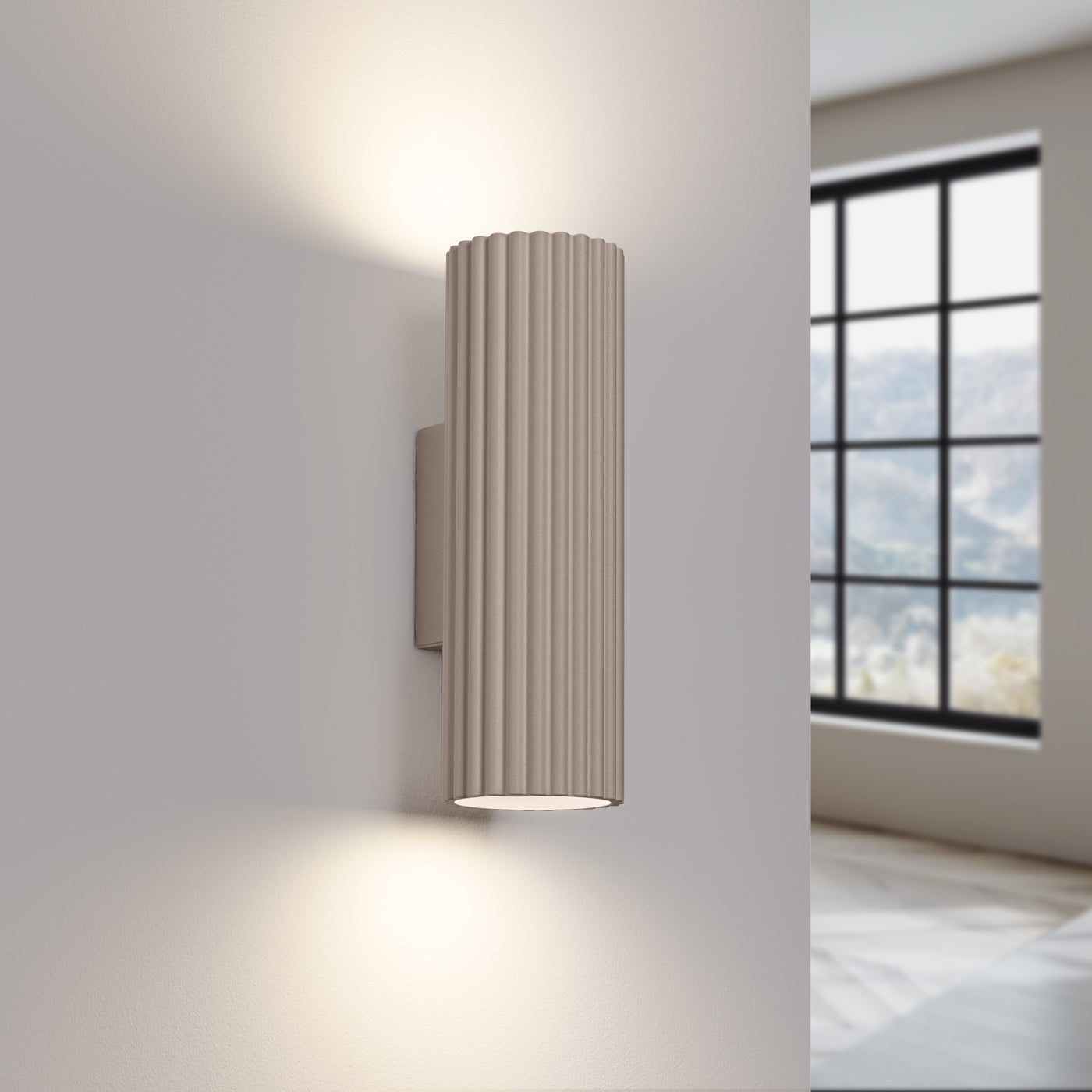 Wandleuchte KARBON 20 taupe Sollux Lighting