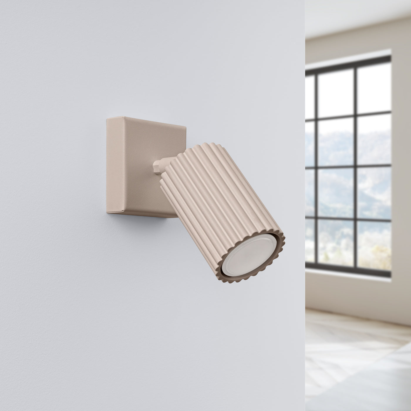 Wandleuchte KARBON taupe Sollux Lighting