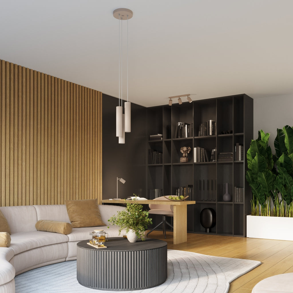 Wandleuchte KARBON taupee mit Schalter Sollux Lighting