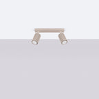 Deckenleuchte - Spot - Strahler KARBON 2 taupe Sollux Lighting