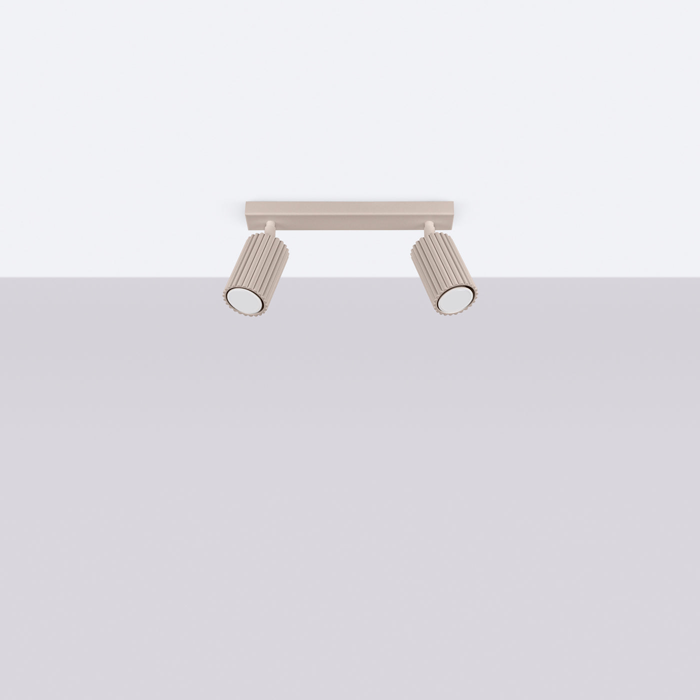 Deckenleuchte - Spot - Strahler KARBON 2 taupe Sollux Lighting